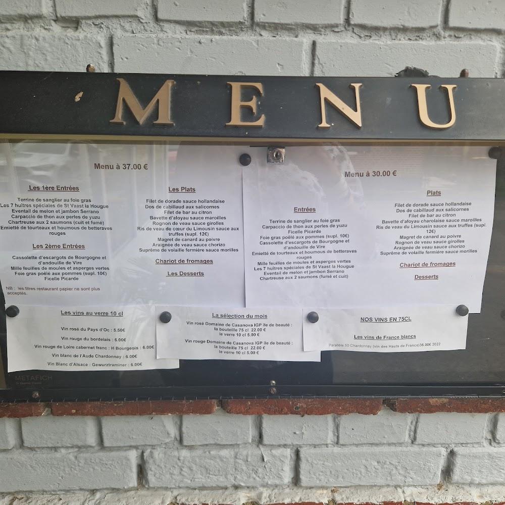 Auberge de la Vallée d'Ancre - Menu Image 3